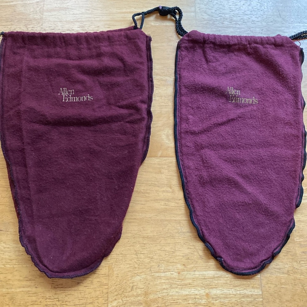 Set 13x7” dust bags Allen Edmonds